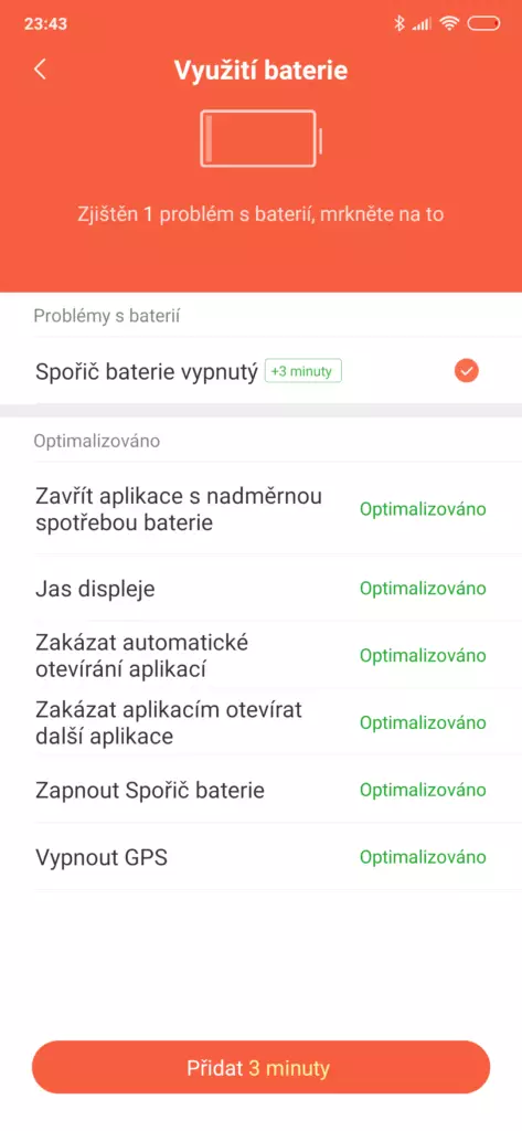 vyuziti baterie optimalizace