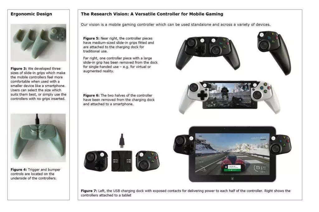 xbox herni ovladac telefon