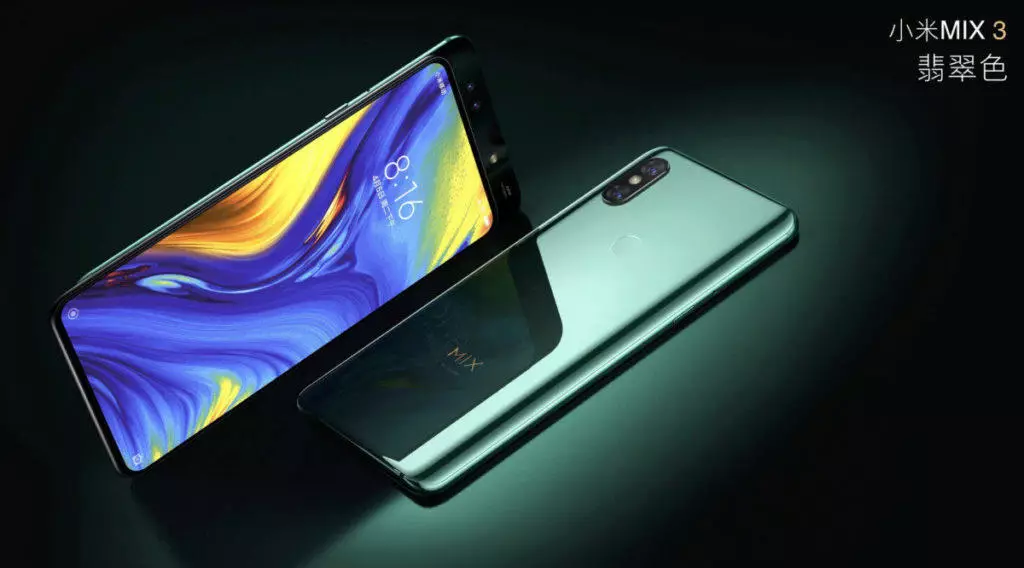 xiaomi mi mix 3 zadni strana