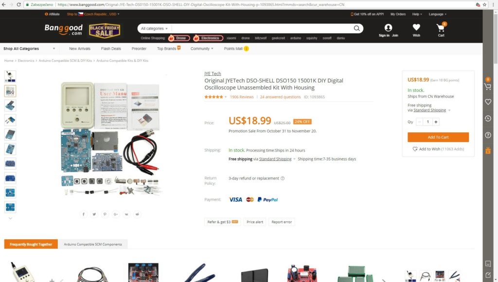 Jak nakoupit na Banggood - DIY