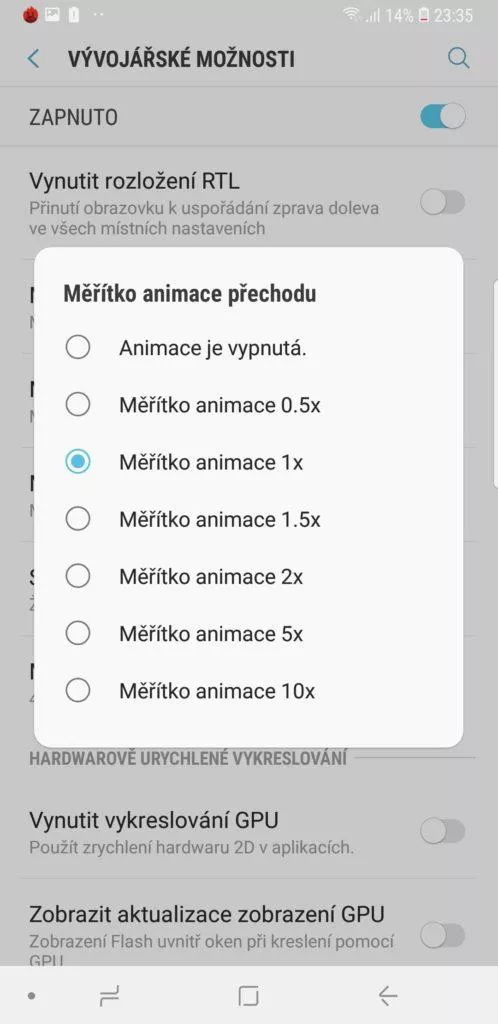 animace samsung experience