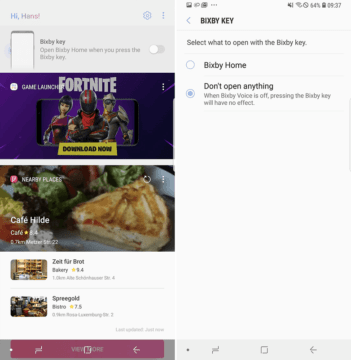 bixby tlacitko samsung deaktivace