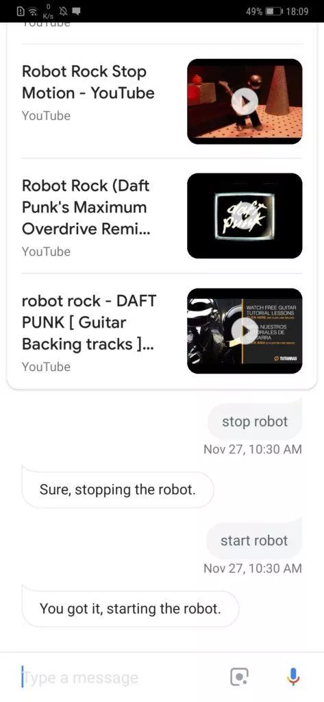 Google Home Assistant Google xiaomi roborock S50 S55 prikazy