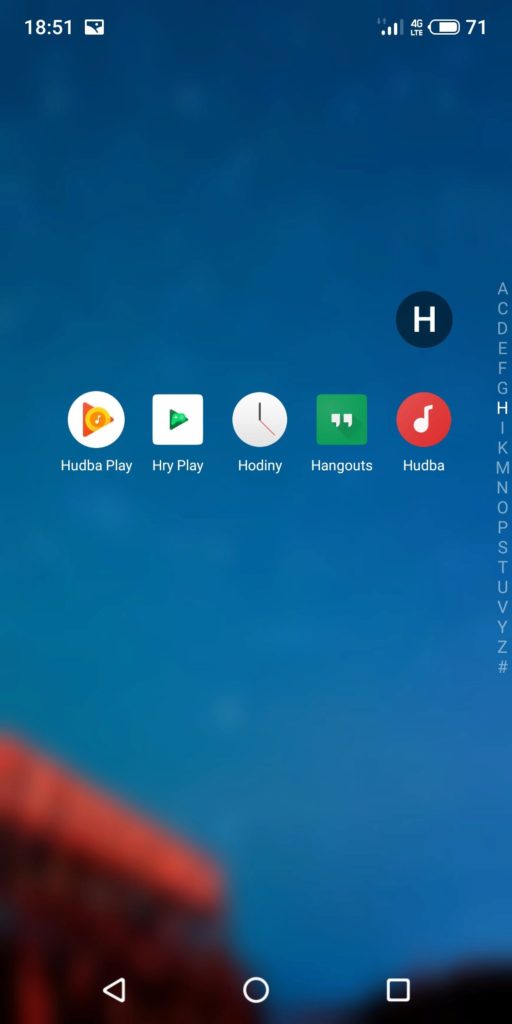 Meizu 16th launcher aplikace