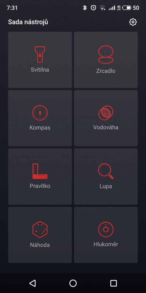 Meizu 16th nástroje