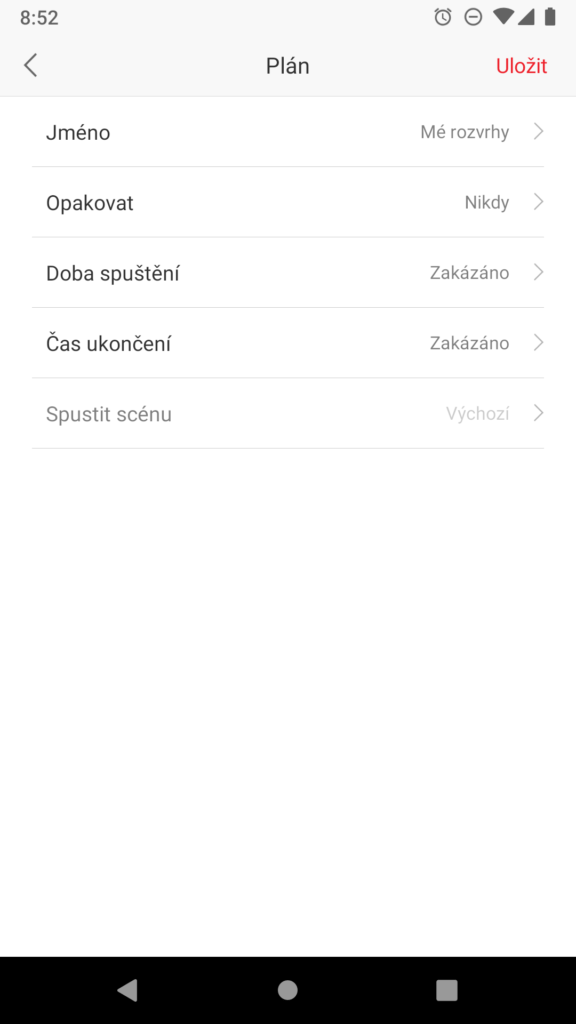 Xiaomi Yeelight planovani