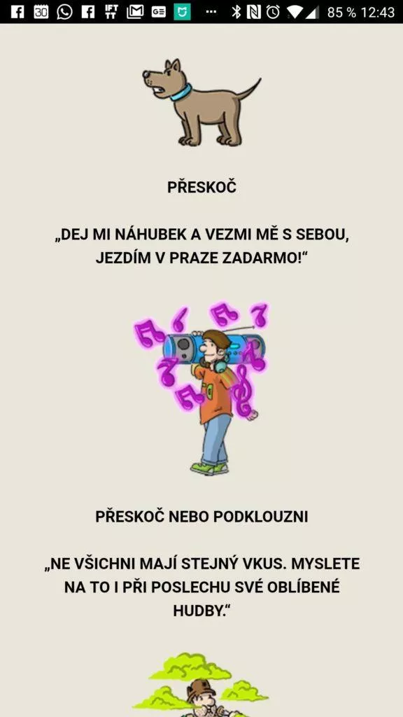 Na koho můžete narazit