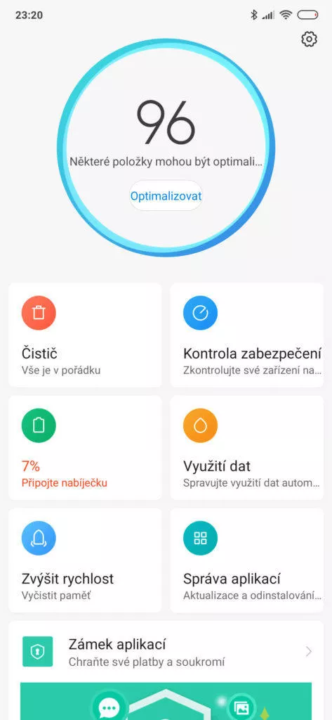 Xiaomi mi mix 3 optimalizace