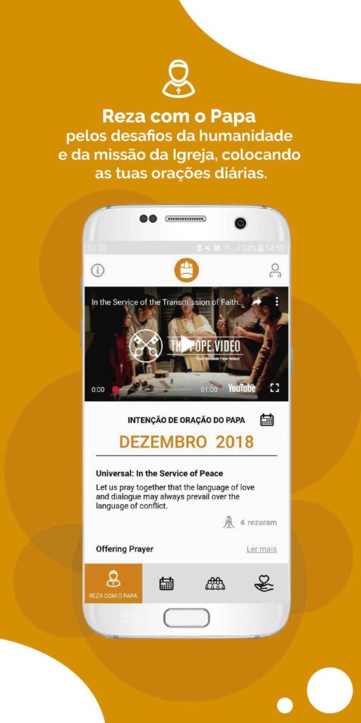 aplikace android modleni click to pray