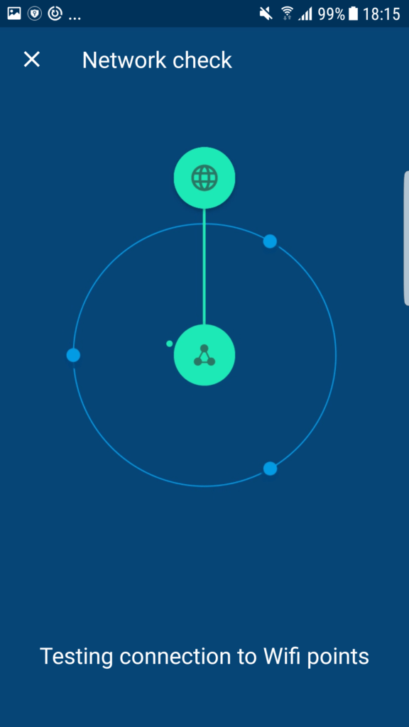 aplikace Google Wi-Fi testovani site