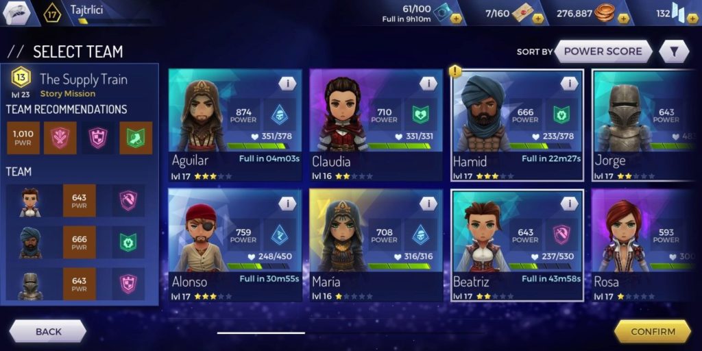 Assassins Creed Rebellion - hrdinové