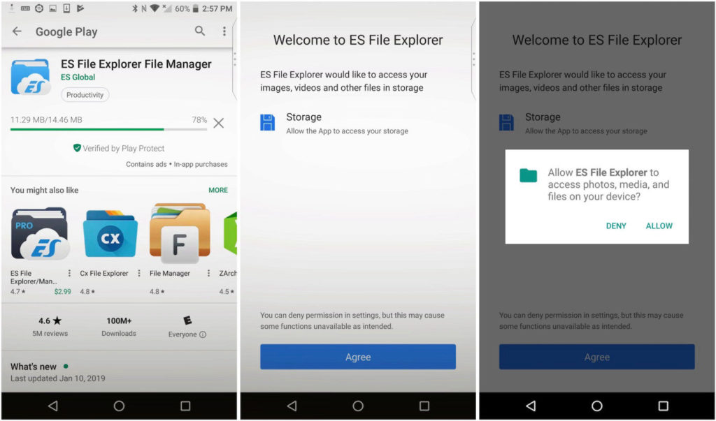 es file explorer bezpecnostni riziko