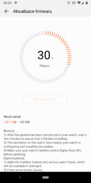 huawei watch gt aktualizace