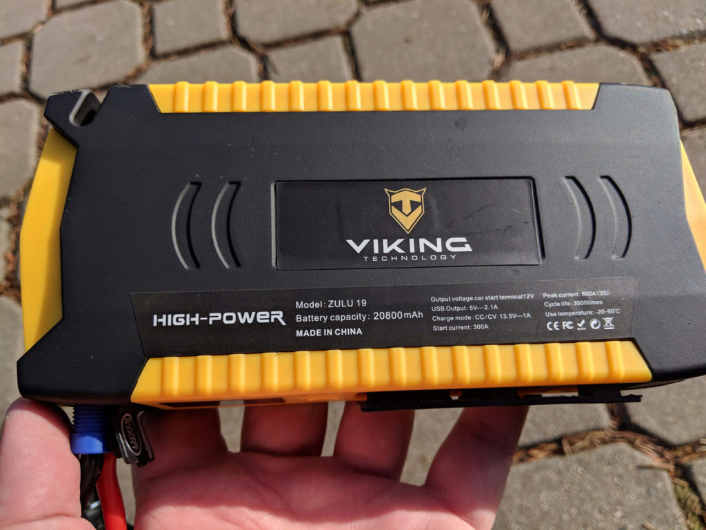 Viking Car Jump Starter Zulu kapacita 20800 mAh