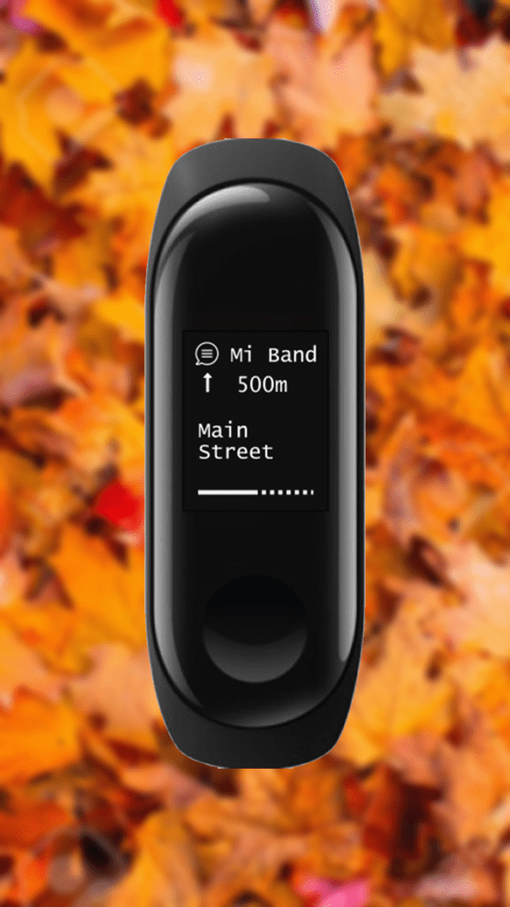 xiaomi mi band 3 google mapy