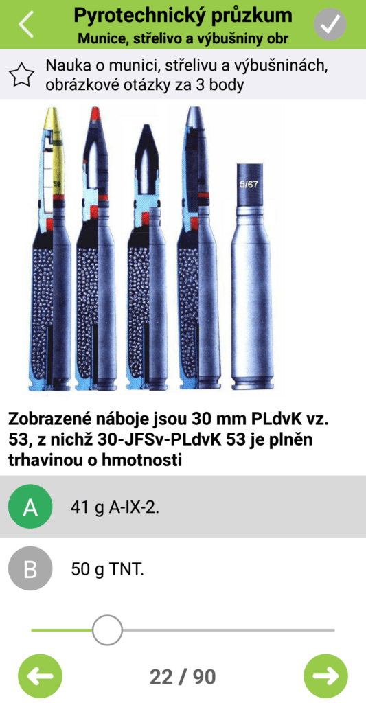 Zbrojní průkaz testy 2019 aplikace