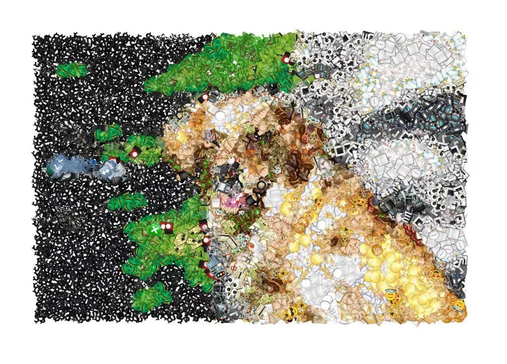 emoji mosaic pes