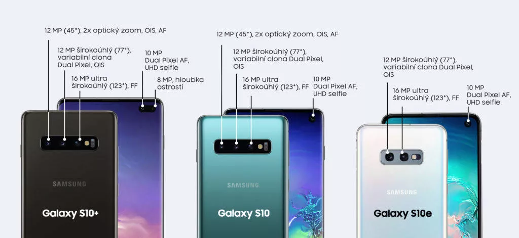 samsung galaxy s10 fotoaparaty