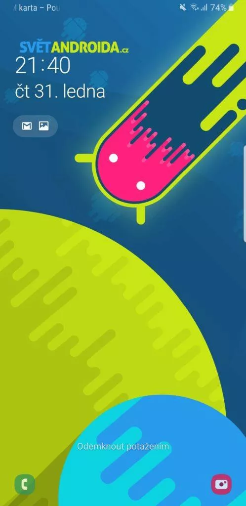 Samsung One UI zamknuta obrazovka
