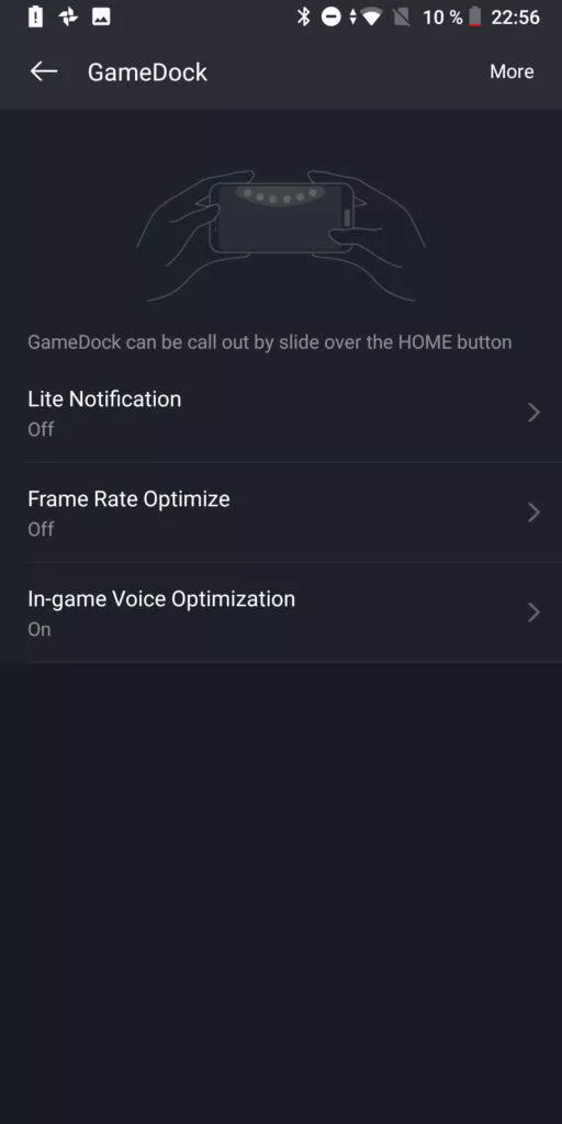 Xiaomi Black Shark Android system JoyUI gamedock