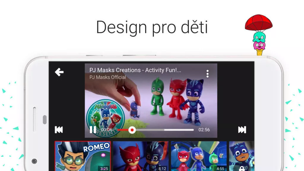 youtube kids design pro deti