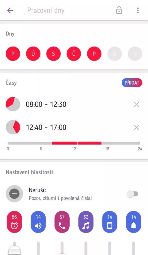 Chytrý tichý režim