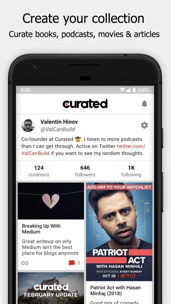 Curated android