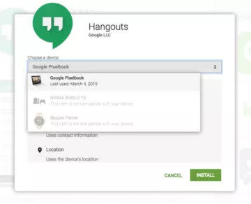 google hangouts konec wear os