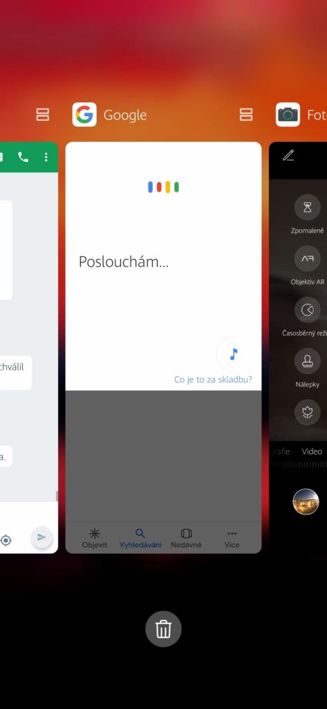 huawei P30 pro emui 9 posledni aplikace