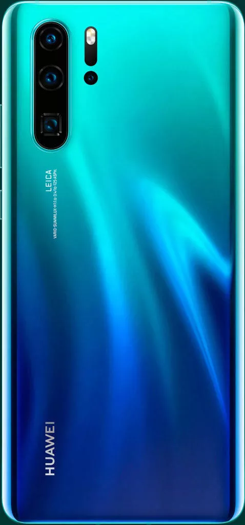 Huawei P30 Pro gradient zelenomodra