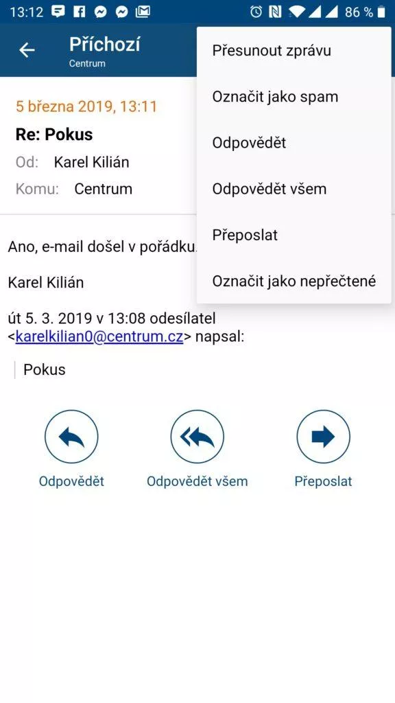Kontextová nabídka