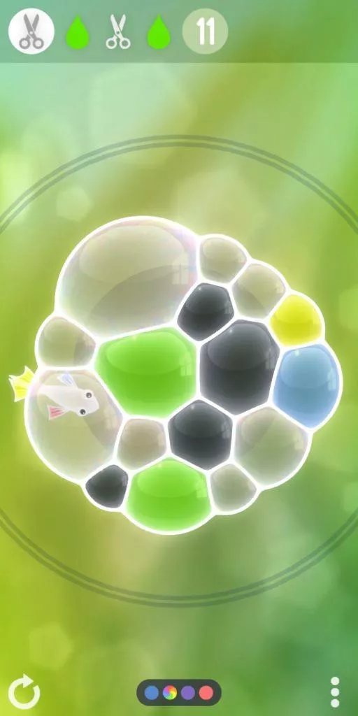 Logické hry na telefon - Tiny Bubbles 04
