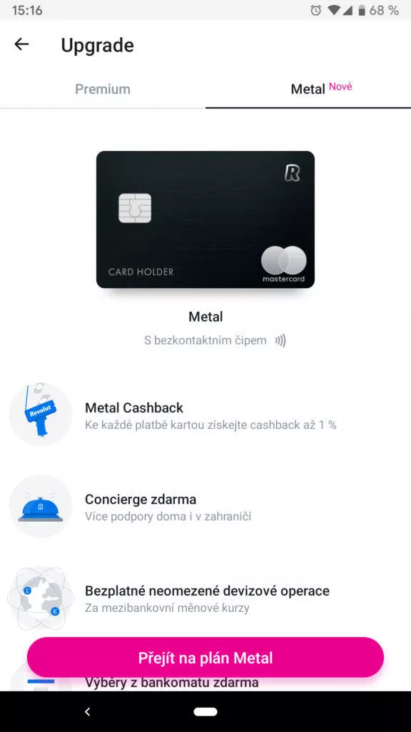 Revolut cz karty
