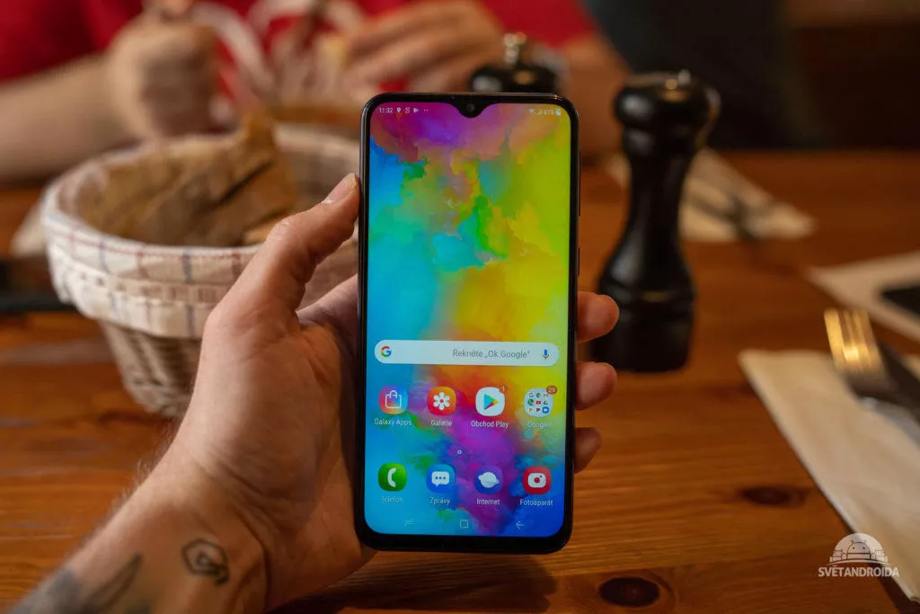 Samsung Galaxy M20 displej
