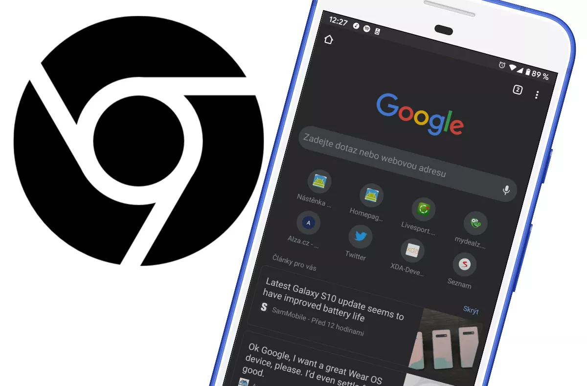 google chrome tmavy rezim