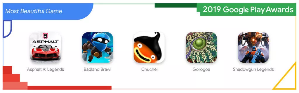 Most Beautiful Game google play awards