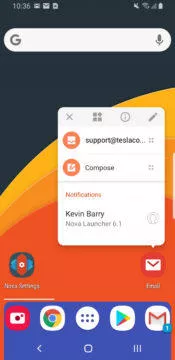 nova launcher nova funkce