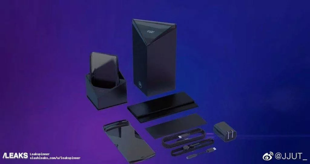obsah baleni motorola razr 2019