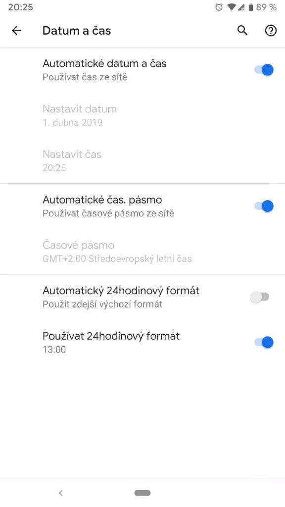 stridani casu android