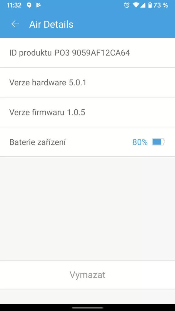 aplikace ihealth myvitals oxymetr nastaveni