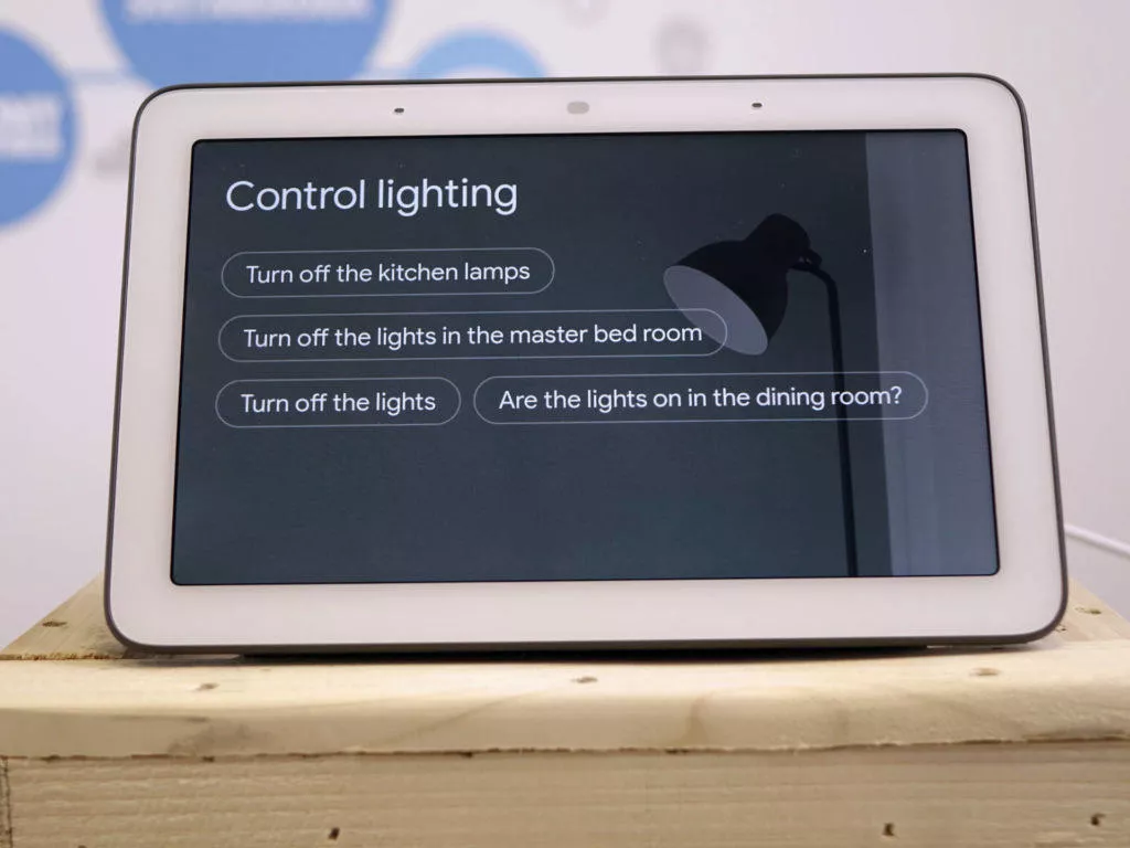 Chytry displej google home hub recenze ovladani svetla