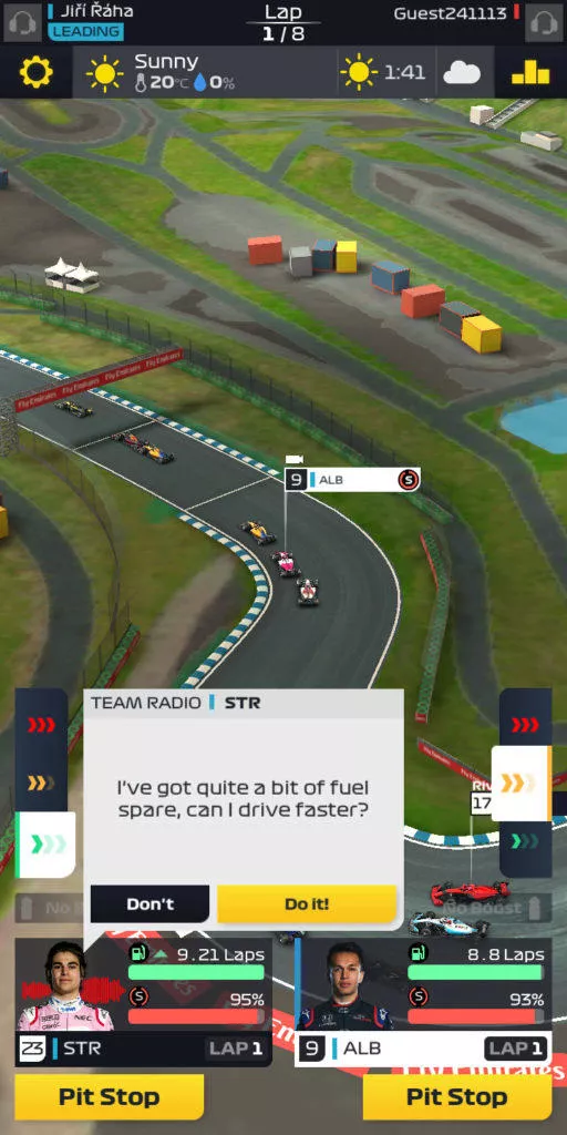 F1 Manager - Android hra 06