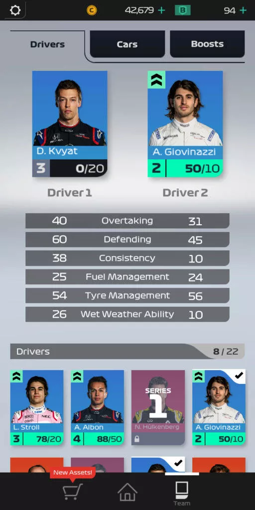 F1 Manager - Android hra 08