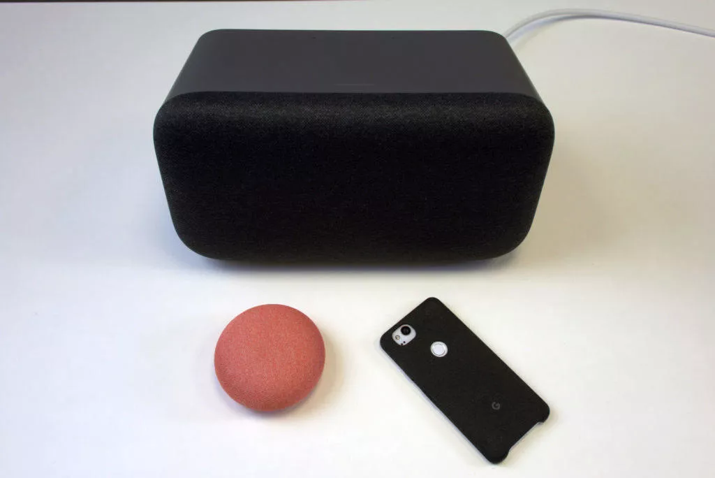 Google Home Max porovnani pixel home mini