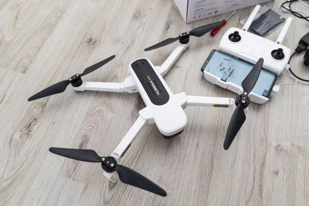 Hubsan Zino rozloženy dron