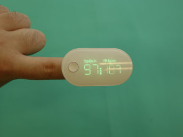 oxymetr iHealth Air PO3 oxymetr měření