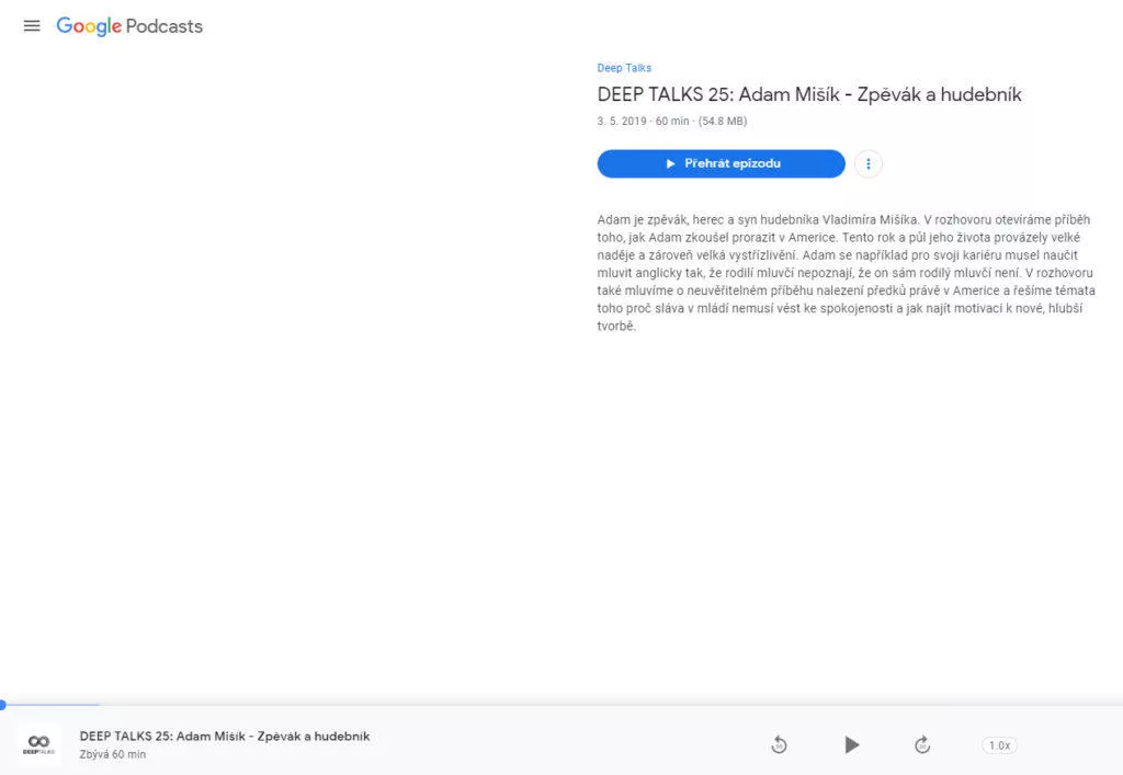 podcasty google web