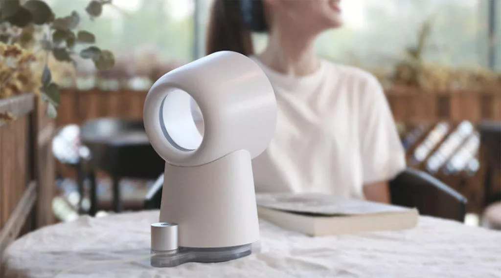 Stolní ventilátor Xiaomi v provozu