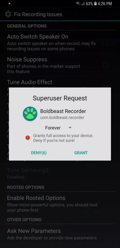 Android 9 - nahrávání hovorů