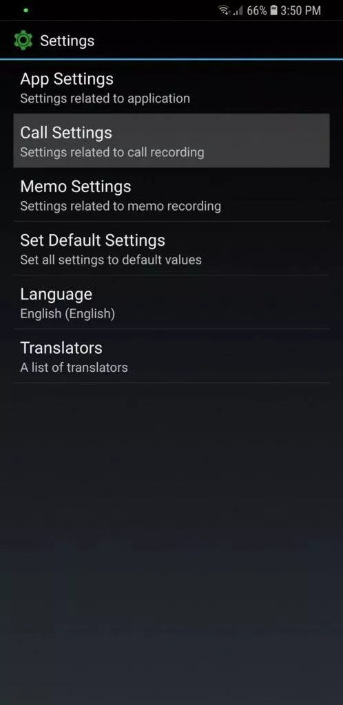 Android - záznam hovoru